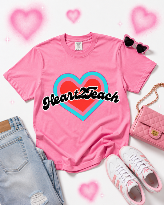 Heart2Teach-Black and Teal