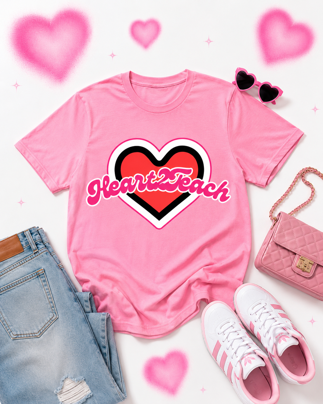Heart2Teach -Pink