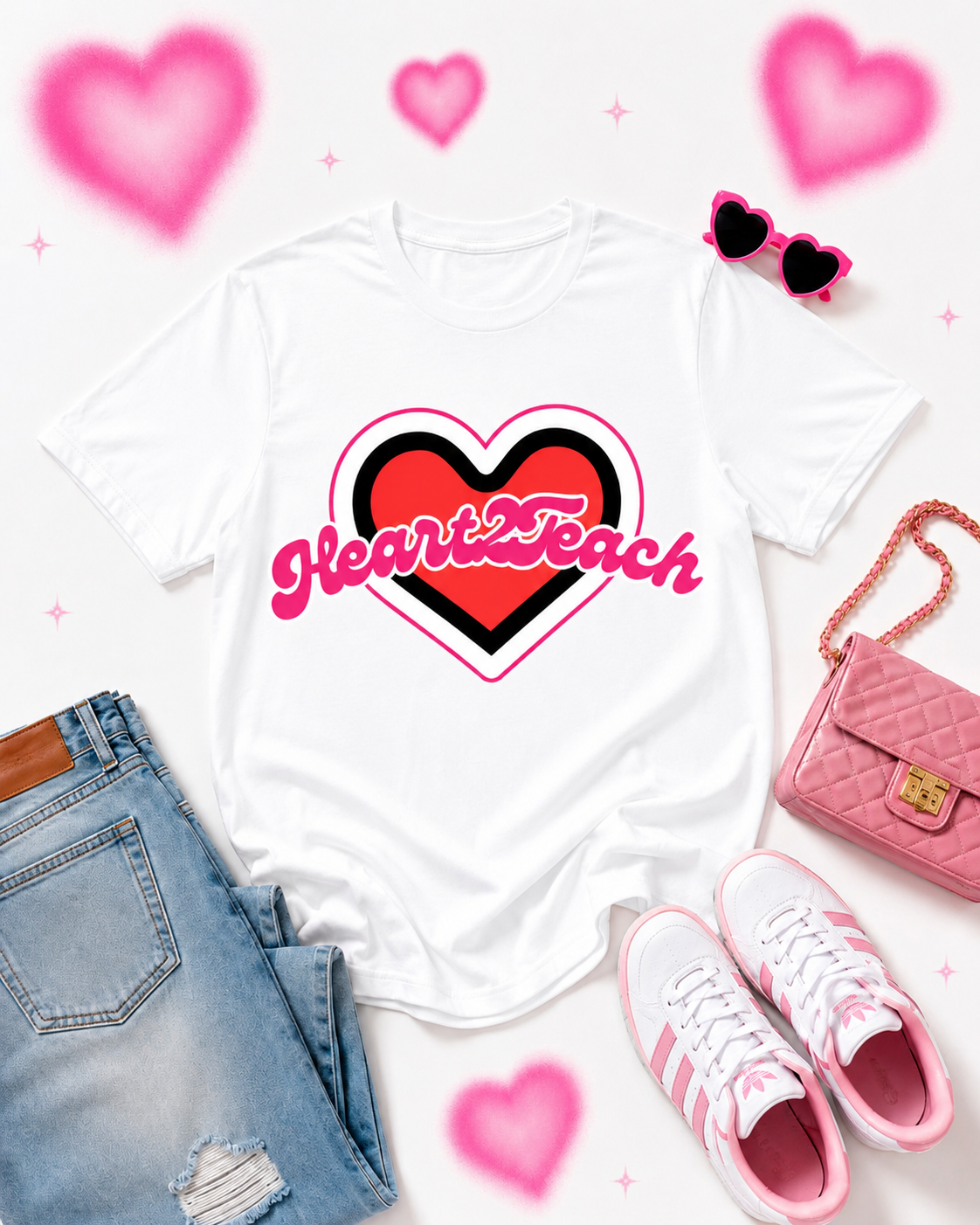 Heart2Teach -Pink