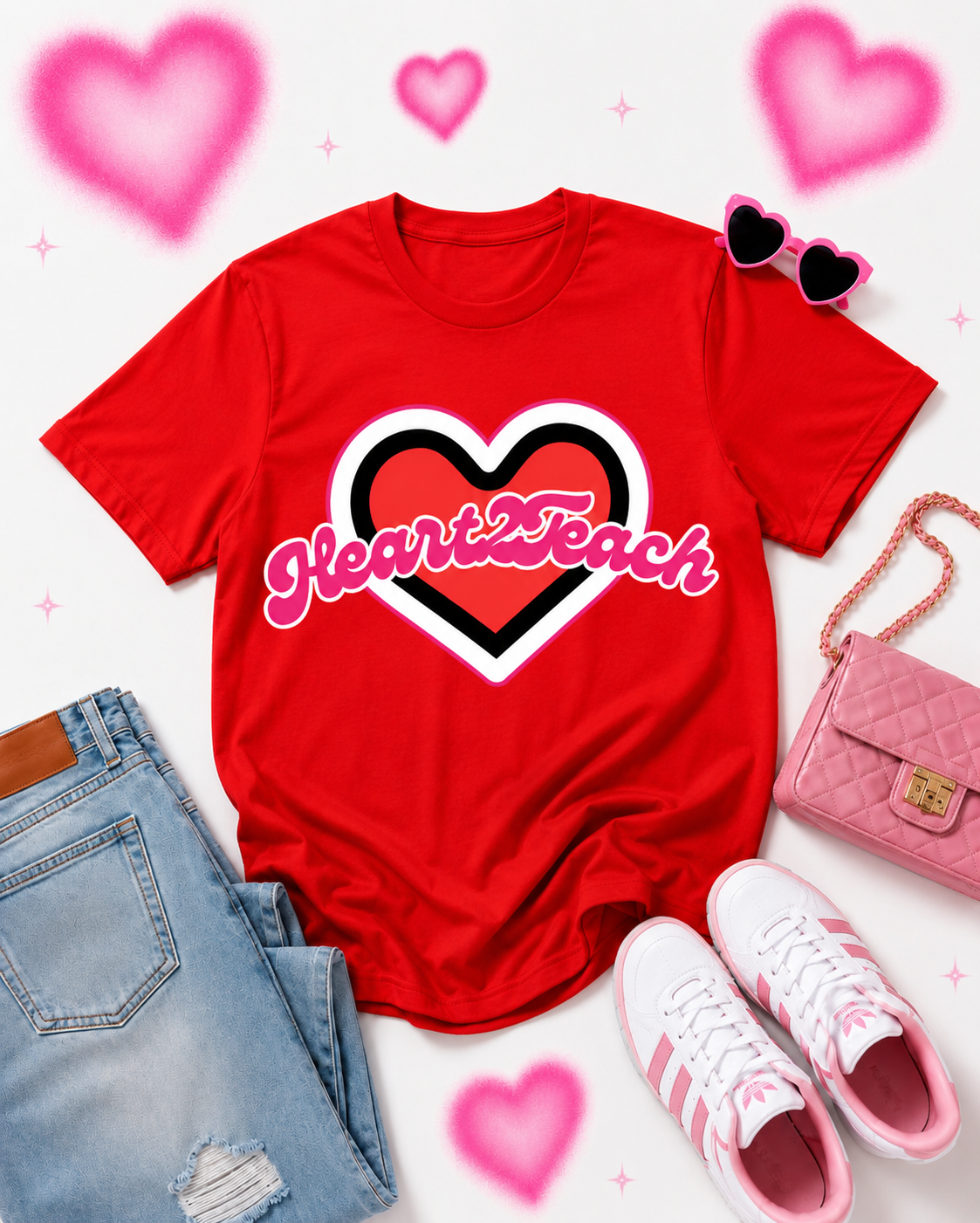 Heart2Teach -Pink